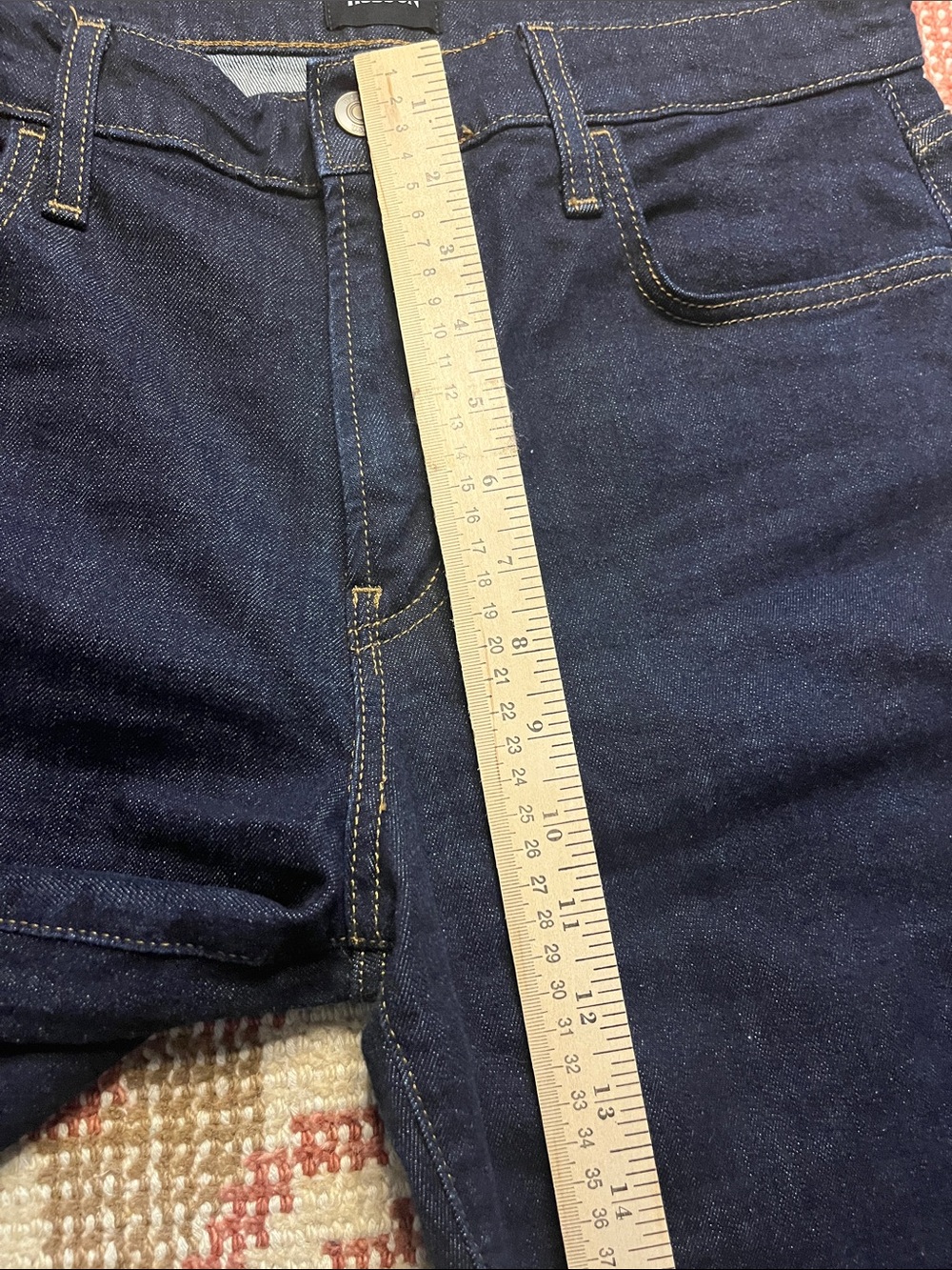 Hudson Rosalie Wide Leg Jeans Indigo Rinse Women’s Size 31 Like New - Picture 3 of 10